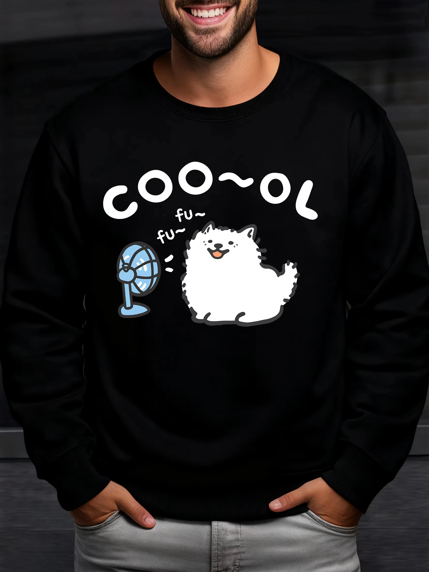 

Футболка с цветочным принтом, мягкая дышащая повседневная удобная флисовая осенняя толстовка унисекс с длинными рукавами, пуловер