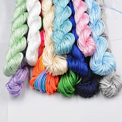 NEW 30 Colors 1.0mm 22M Nylon Cord Thread Chinese Knot Macrame Rattai  Braided String DIY for Jewelry Making Bracelet&Necklace