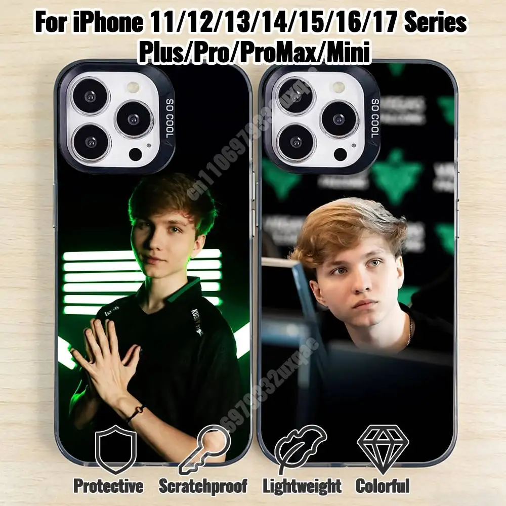 

CS2 Pro Ilya M-M0NESY Osipov Phone Case for iPhone 17 16 Pro Plus 15 14 13 Max Mini 12 11 X XS Air Shield Bumper