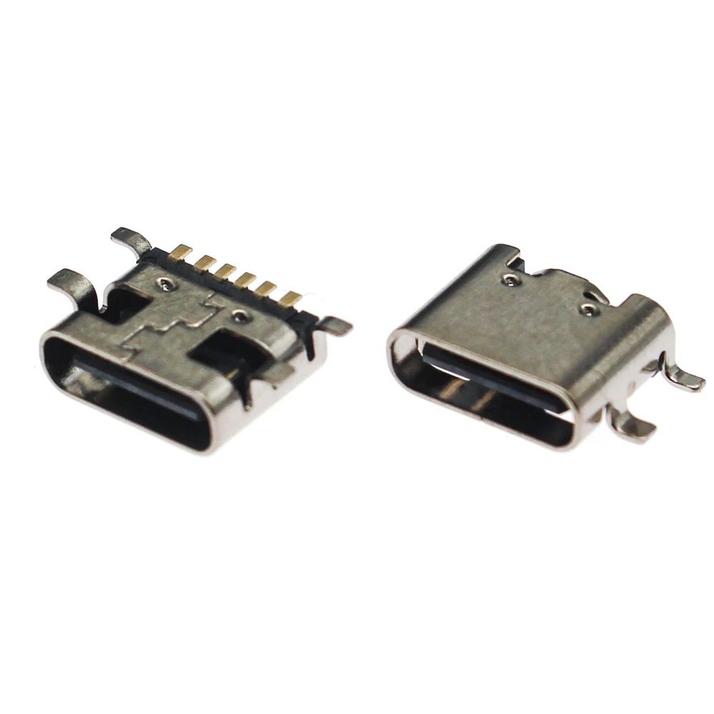 6 models type c female diy 6P/16P SMT DIP USB 3.1 female Single row SMD patch sink board usb Repair