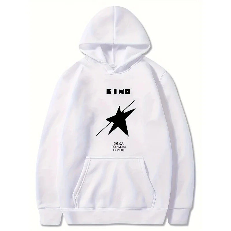 

Letter Printed Men and Women Hooded Sweatshirt Casual Fashionable Loose Warm Pocket Hooded Sweatshirt Hip-hop Style High-quality