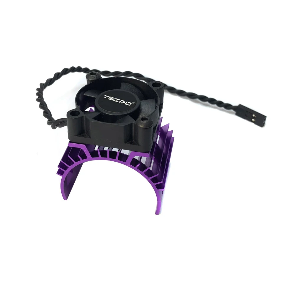 YSIDO RC Auto 540 550 3650 3660 3665 Bürstenlose Elektromotorabdeckung Kühlkörper Lüfter für Wltoys 124017 124016 Teile