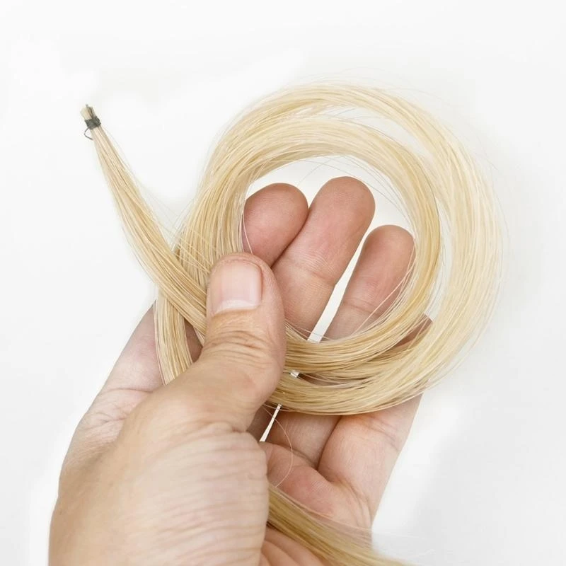 Natural White Violin Bow Hair Mongolia Horse Hair Music Instrument Accessories