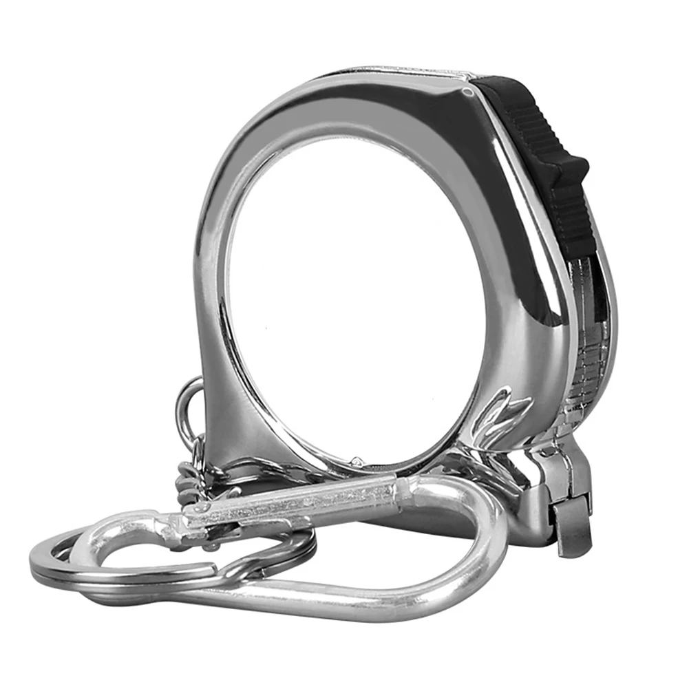 جديد العملي شريط القياس 1 قطعة أجزاء الجبل الميكانيكية 5*5*1.2 سنتيمتر استبدال ABS حاكم مشبك حزام ناقل من الفولاذ زر