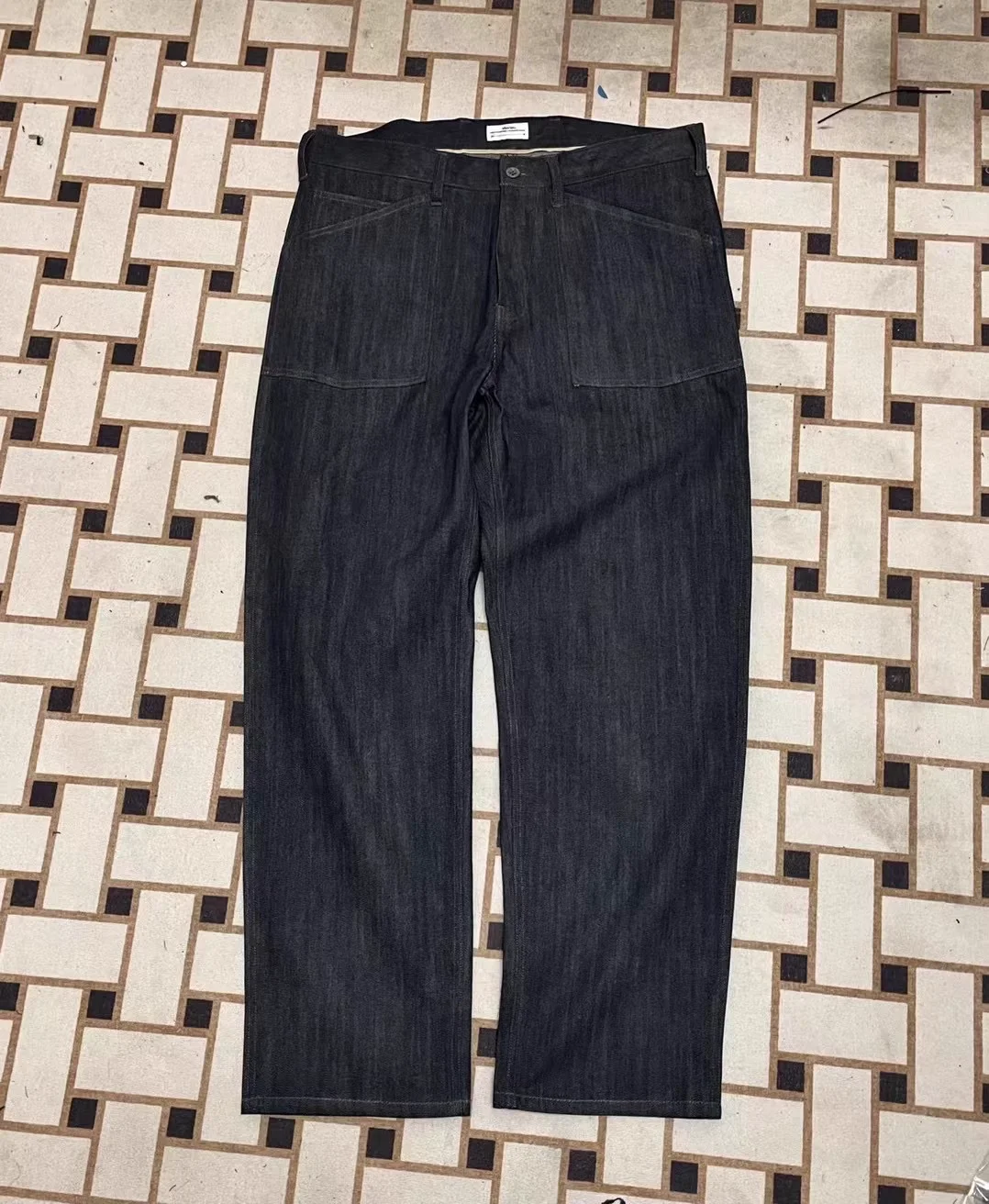 VISVIM WMV CARPENTER PANTS mud-dyed selvedge denim jeans