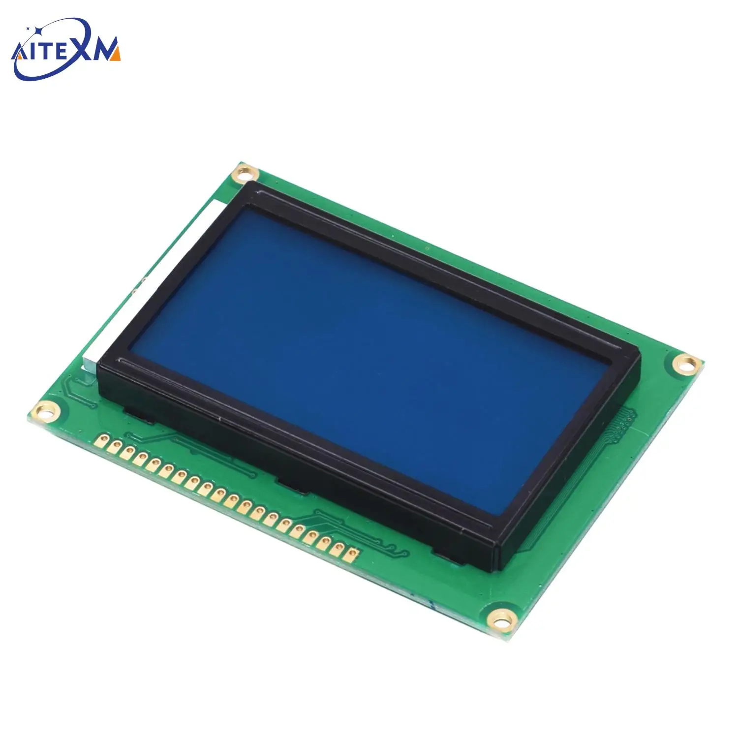 128*64 DOTS LCD Module 5V blue screen 12864 LCD with Backlight ST7920 Parallel port LCD12864