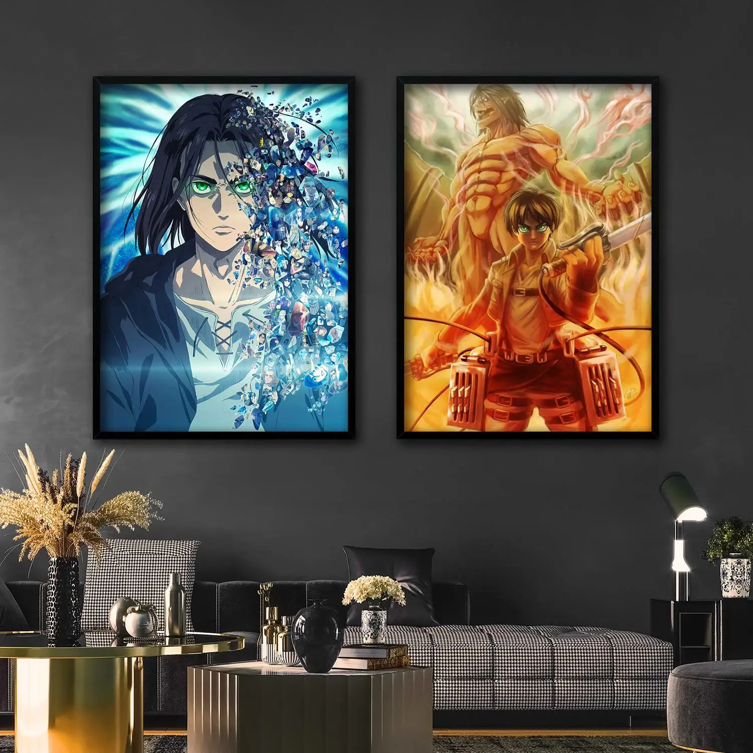 Attack on Titan Manga Poster  Decorative Canvas Wall Art x for Living Room  Bedroom  Anime Wall Decor Print