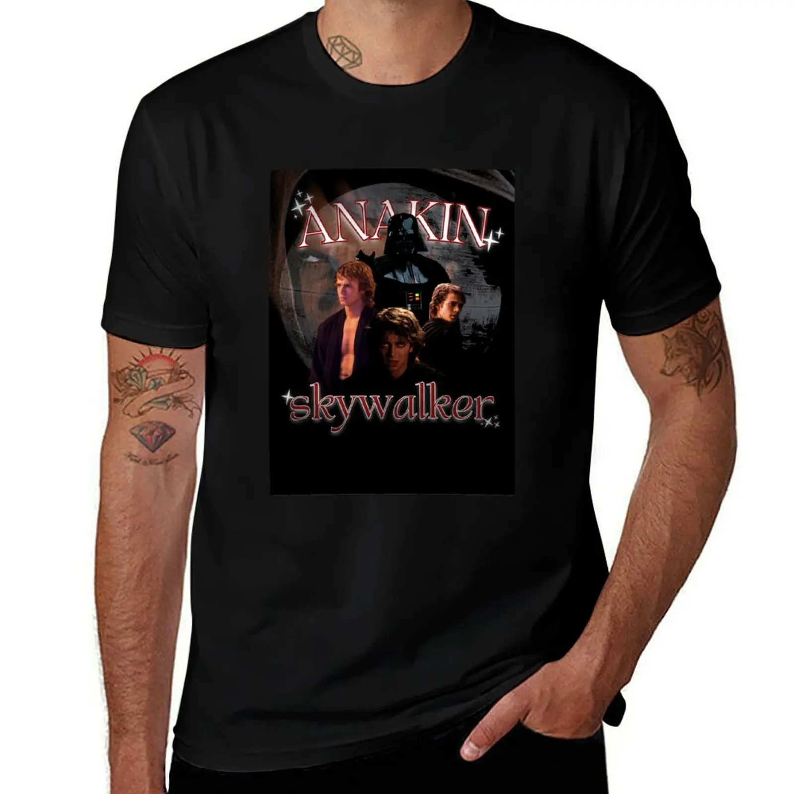 

Anakin Poster T-Shirt t shirts with prints cotton tshirt 100% g man t shirts for men T-Shirt