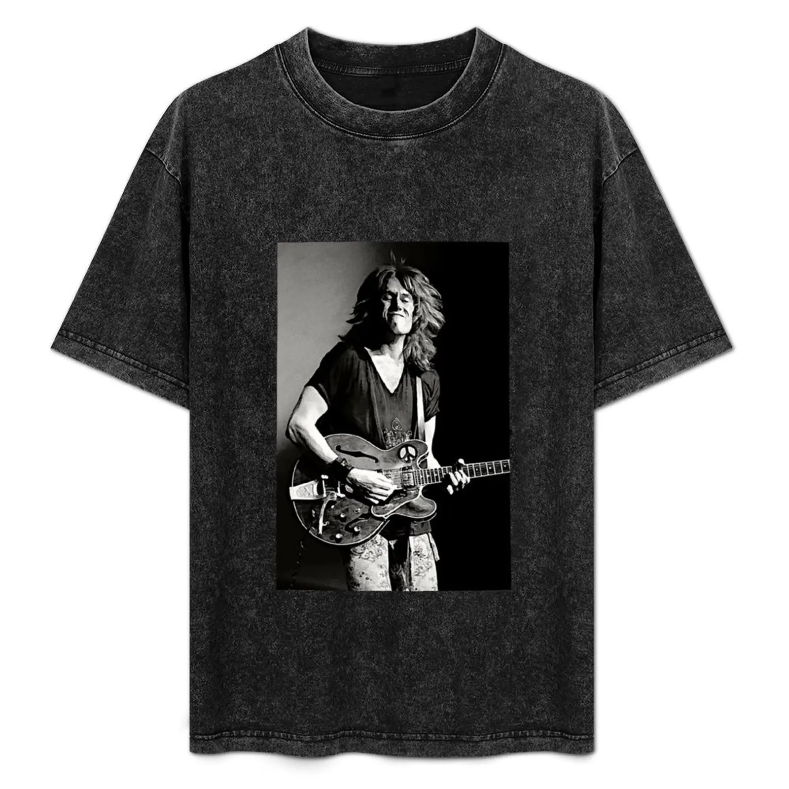 

Alvin Lee Print Ten Years After Rock Blues Rockabilly T-Shirt anime stuff oversizeds mens t shirt graphic