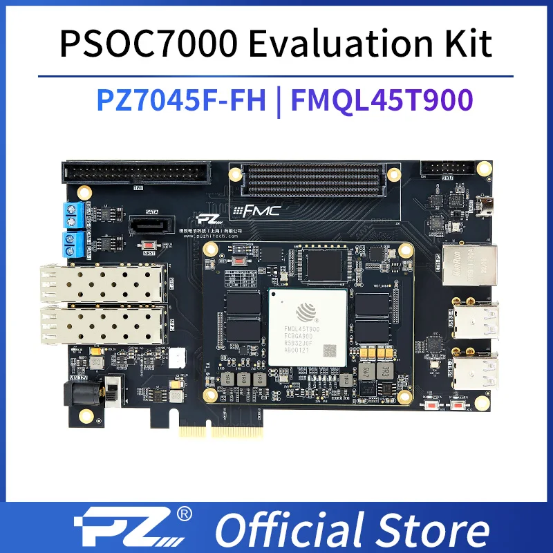 PZ7045F-FH Kit Experimental, Xilinx Zynq-7000 SoC FMQL20S400 FUDAN Micro FPGA Development Board