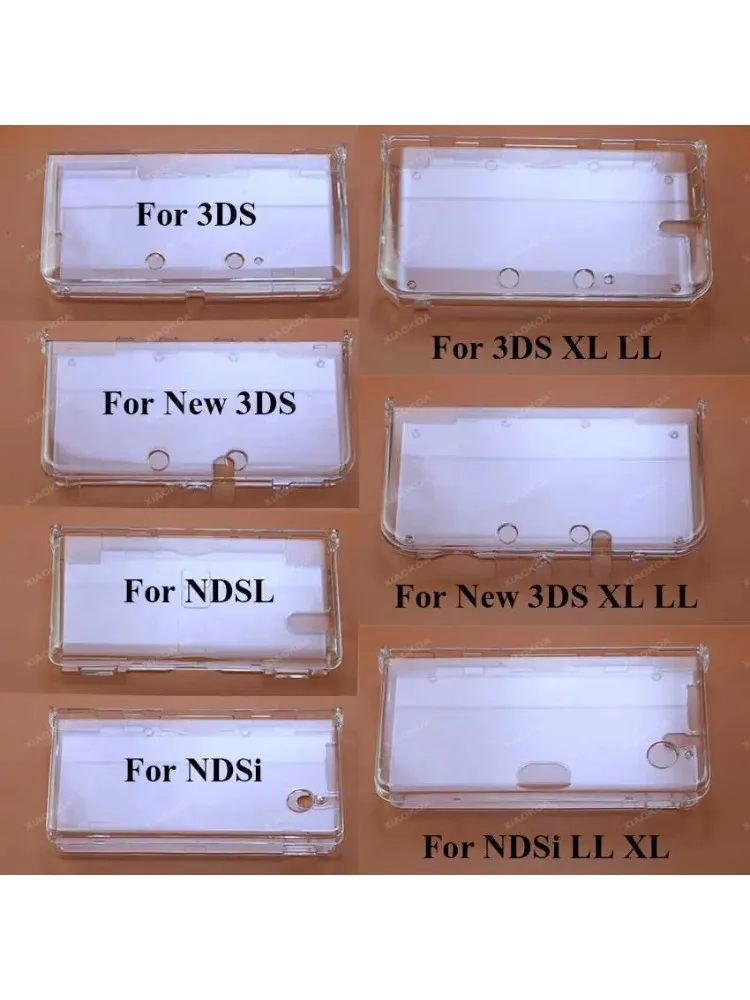 Przezroczysta, ochronna obudowa na konsolę 3DS 3DSLL 3DSXL New 3DS XL LL NDSL NDSi LL XL GBA SP — zdjęcie 2