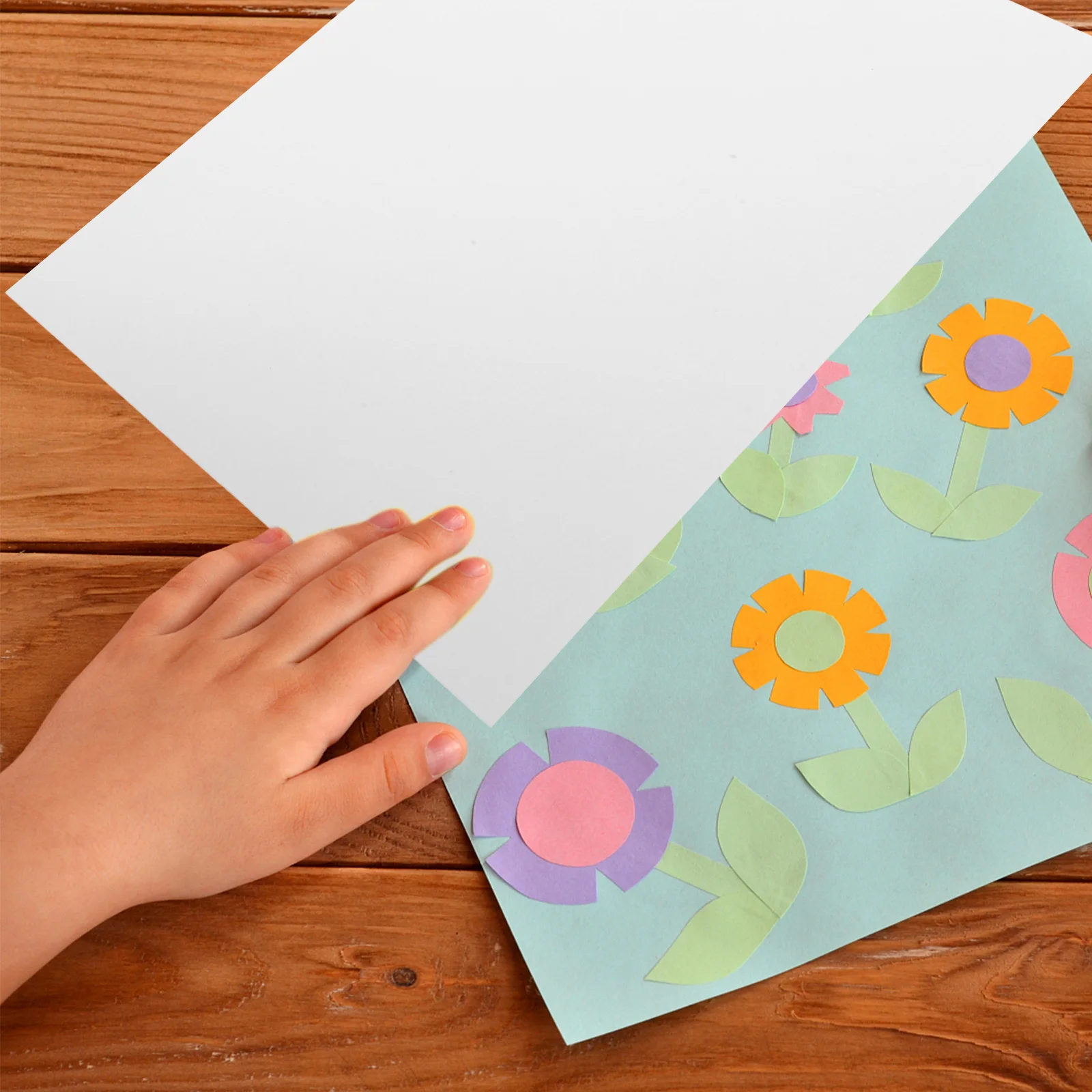 

50pcs A4 White Cardstock Paper Diy Craft Material For School Art Projects Drawing Papers Painting Supplies Origami