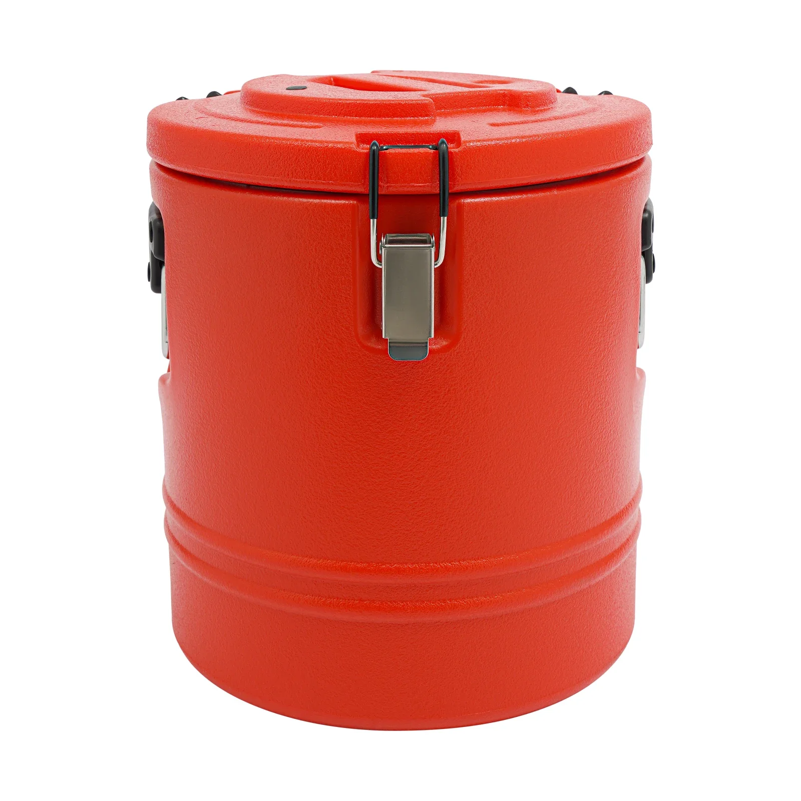 15L/13.62 QT ステンレススチール製アイスバケツ 蓋付き 断熱アイスバケツ パーティー カクテルバー用 非汗止め (レッド)