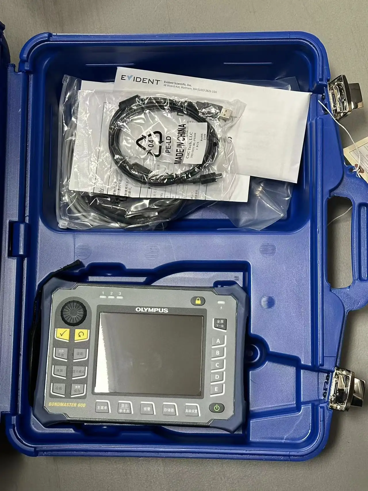 Adhesive testing and flaw detector