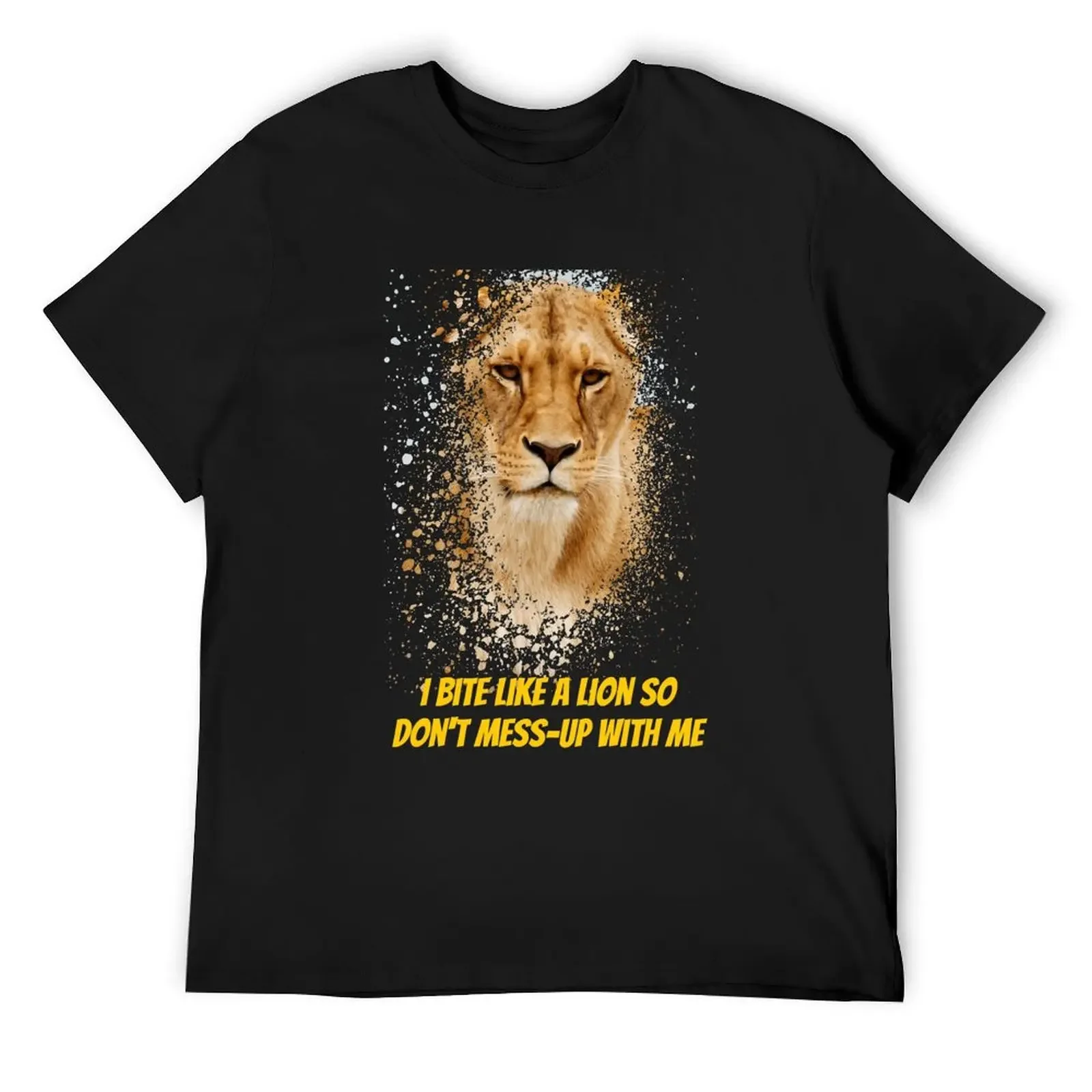 

I bite like a lion T-Shirt hippie clothes quick-drying anime shirts men