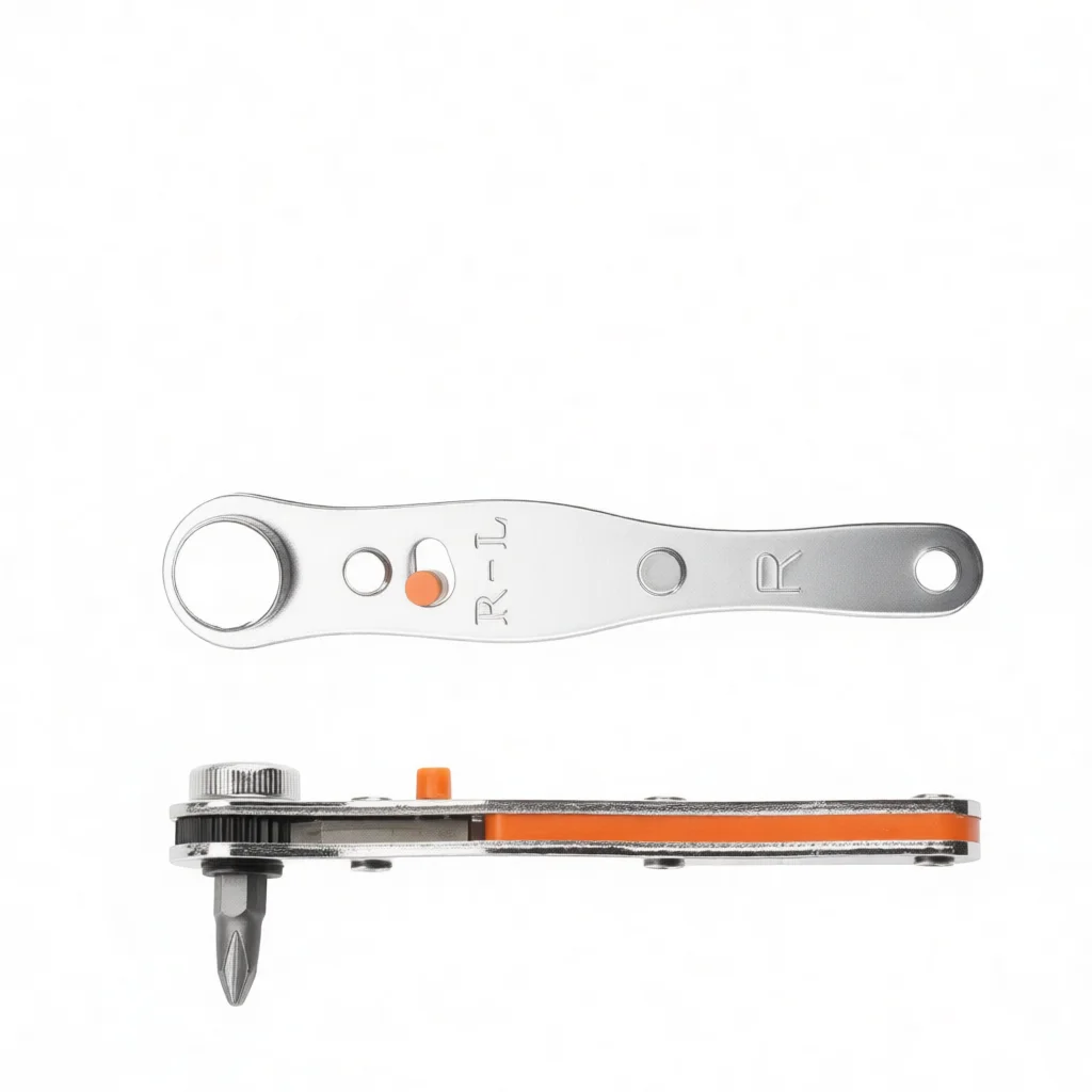 Compact Ratchet Screwdriver Set Magnetic Offset Driver Head Interchangeable Bit Extension For Tight Spots Repair Gadgets