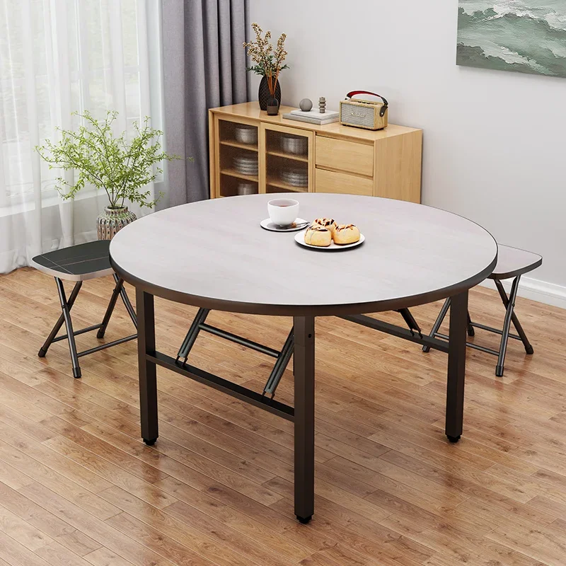 

Folding Home Eating Table Stainless Steel Foldable Outdoor Portable Table