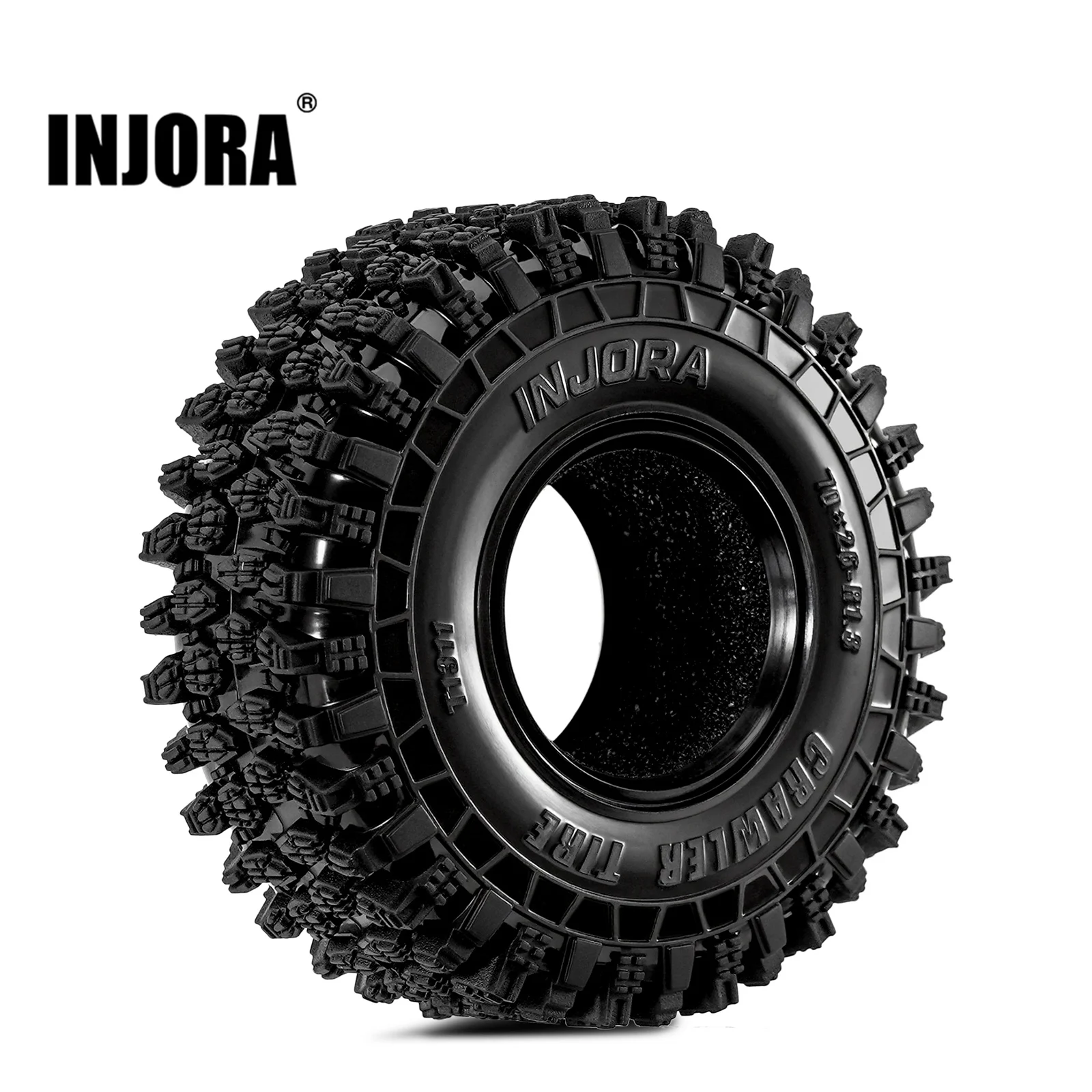 

Гусеничные шины INJORA 70*26 мм S5 1,3 дюйма для радиоуправляемых гусеничных машин 1/18 1/24 (T1311)