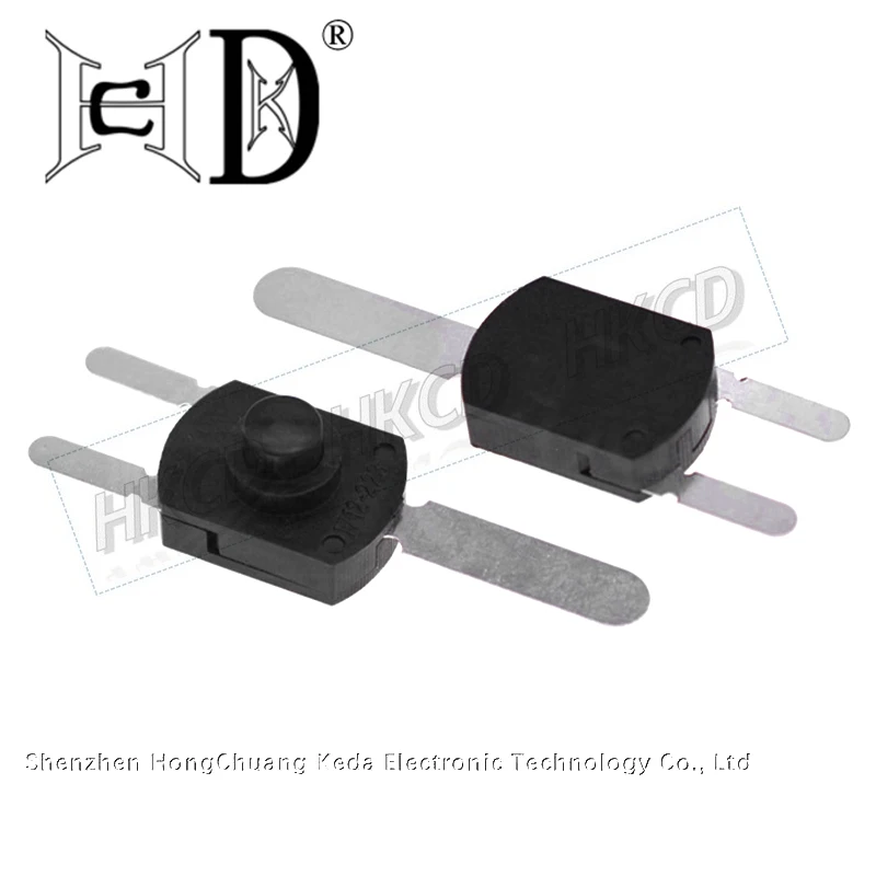 5PCS 1712-223C Dual Position Push Switch 2 Modes for LED Flashlight Torch Mode Switch Repair Replacement