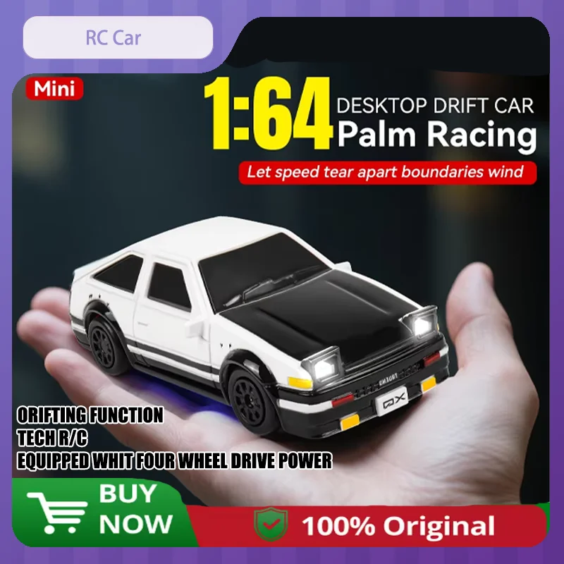 

1/64 Mini Rc Cars 2.4g Four Wheel Drive Drift Car Four Wheel Rc Car Racing Desk Competition Toy Boy Christmas Gift