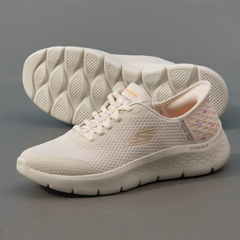 Skechers Women's Sports Shoes, Outdoor Commuting Shoes, Daily Fashion, Lightweight, Breathable Casual Shoes 125525-Nat