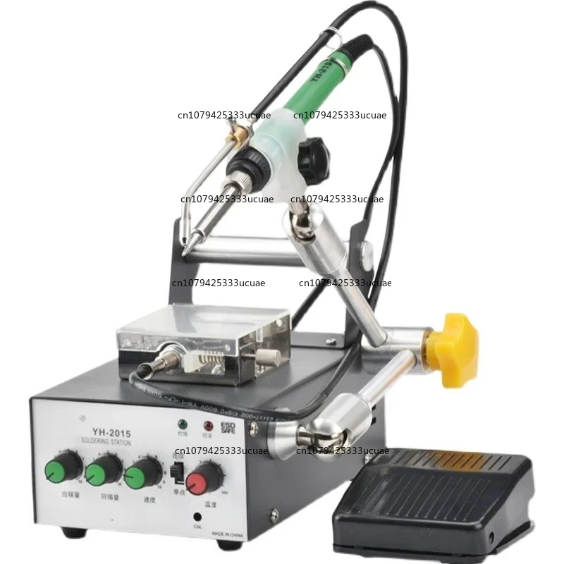 YH2015 Automatic Soldering Machine - High-Power Foot-Operated Soldering Iron, 375°C Constant Temperature Soldering Station