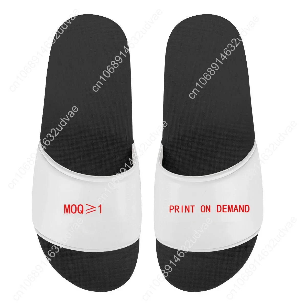 Decorative Pattern Custom Made Sublimation Print Fashion Men Women Slippers Slides Sandals