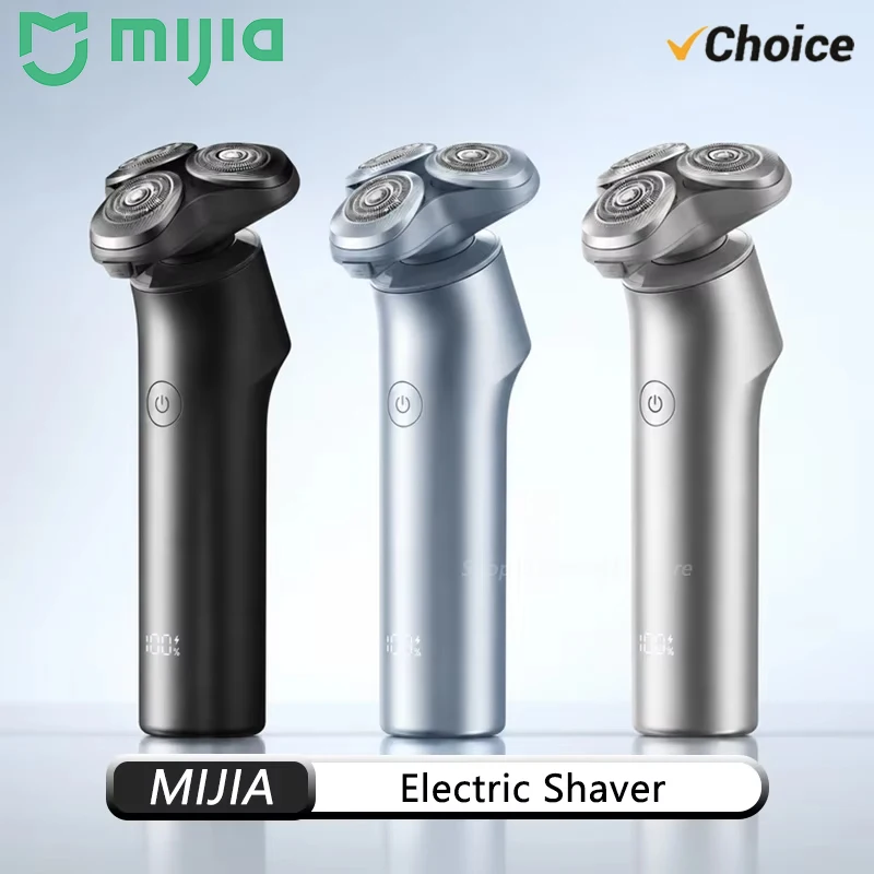 Original MIJIA Electric Shaver Triple Floating Heads LED Display IPX7 Waterproof USB Rechargeable Men Portable Beard Razor *CN*