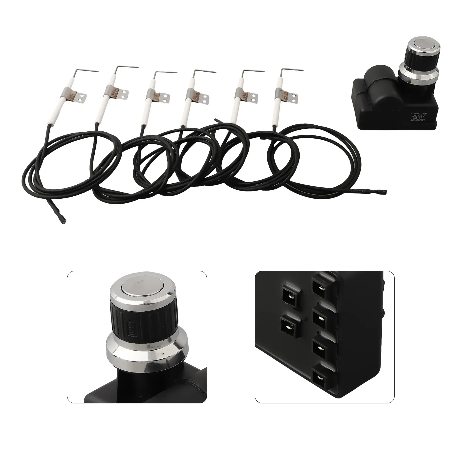 

Reliable Ignitor Replacement Kit for Nexgrill Models 720 0888N 720 0888S 720 0882A 720 0896B 720 0896E 720 0898