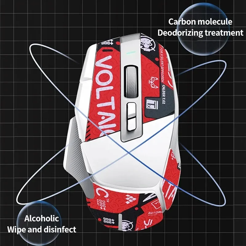 

Mouse Grip Tape Skate Sticker for Logitech G502X G502X PULS Non Slip Skin Suck Sweat for G502X LIGHTSPEED Wireless Mouse