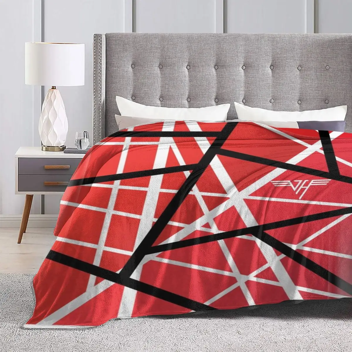 Van Halen Ultra-Soft Micro Fleece Blanket Winter Raschel Breathable Sofa Dedicated