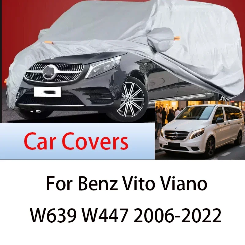 

For Mercedes Benz Vito Viano W639 W447 Outdoor Protection Full Car Covers Snow Cover Sunshade Waterproof Dustproof Exterior