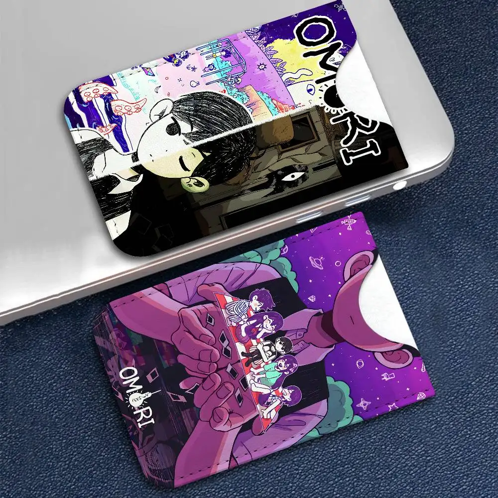 Classic Hot Horror Video Game Omori Card Protect Credit Bank Card Holder Case Slim Wallet Protector for Men Travel Shopping