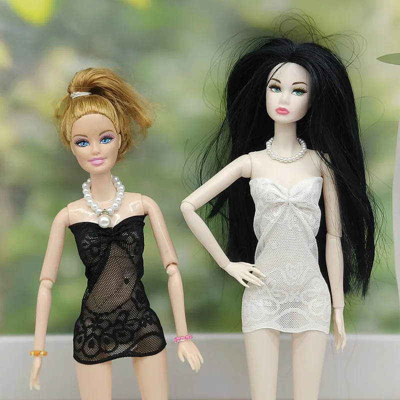 30cm Doll Clothing Accessories Lace Openwork Underwear Dress Layer Socks Set For 1/6 Babi Doll Xinyi Supermodel Doll Toy Clothes