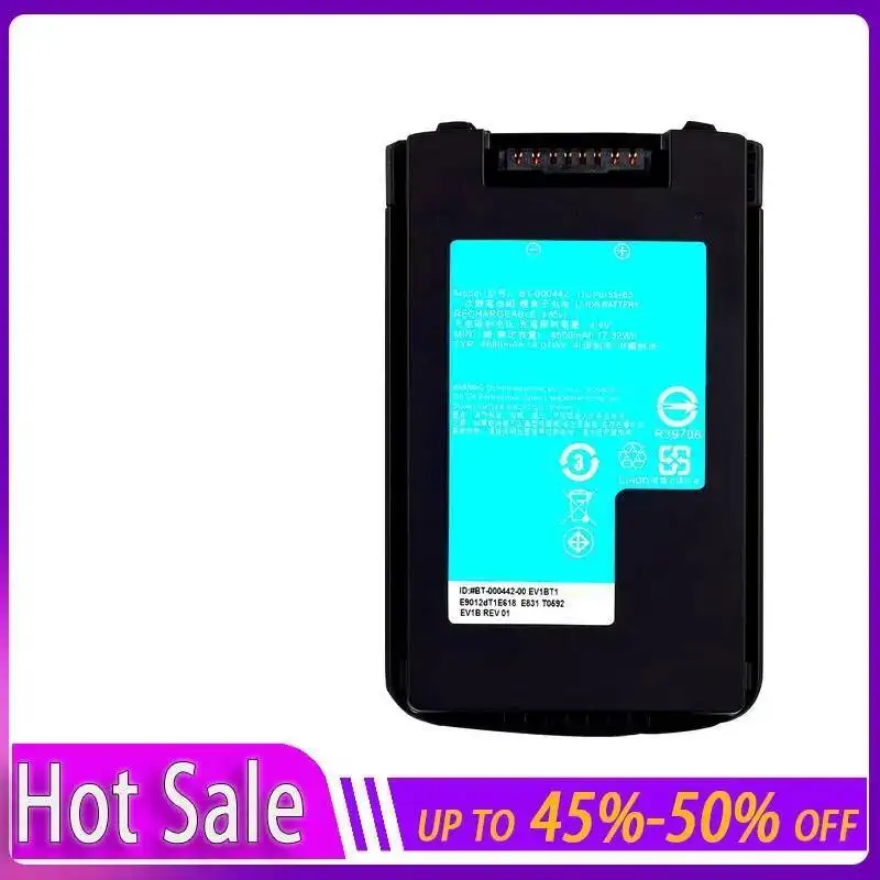 

High-Capacity BT-000442 Thin Black Version For Zebra TC53 TC5301 TC58 TC73 TC78 BT-000442A Barcode Scanner Battery 4680Mah