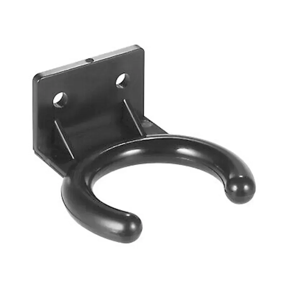 Microphone Hanger Plastic Wall Mounted Mic Stand Holder Hook Rack Black Bracket For Wireless Microphone