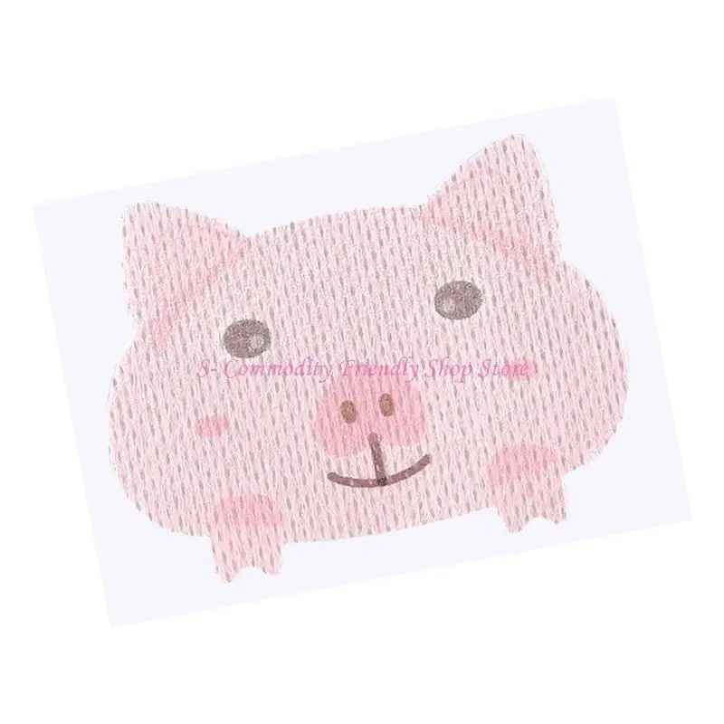 

85AE 30pcs/set Kids Nasal Strips for Better Breathing During Sleep Soft Nonwoven Fabric Cartoon Snoring Proof Stickers