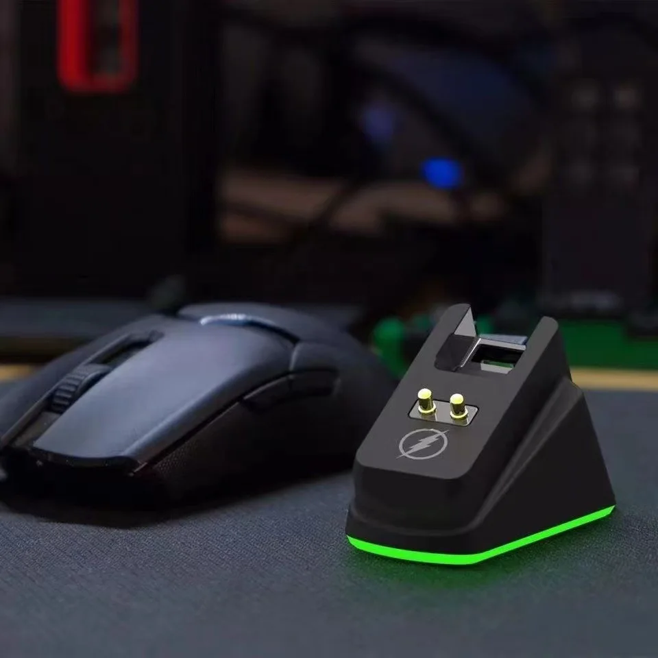 Töltés Dokk Modul Rész számára razer deathadder Vipera Legvégső, Vipera V2, számára logitech GPW, G502 Szikratávirát, G703, G903 Dalia Egér