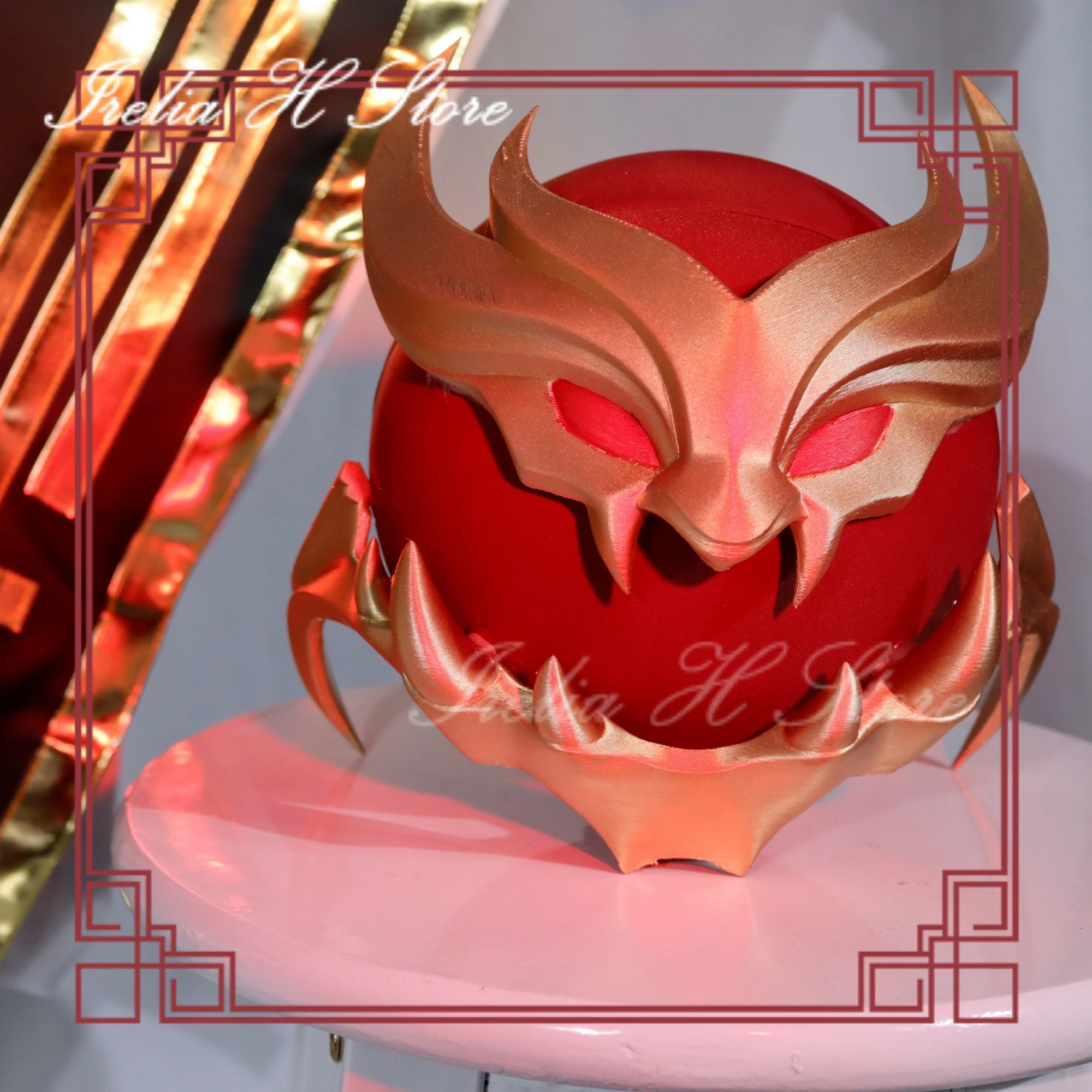 Irelia H Store Inmortal Ahri LOL Inmortal ahri Cosplay Costume for women Halloween party dress with ball high quality image 6