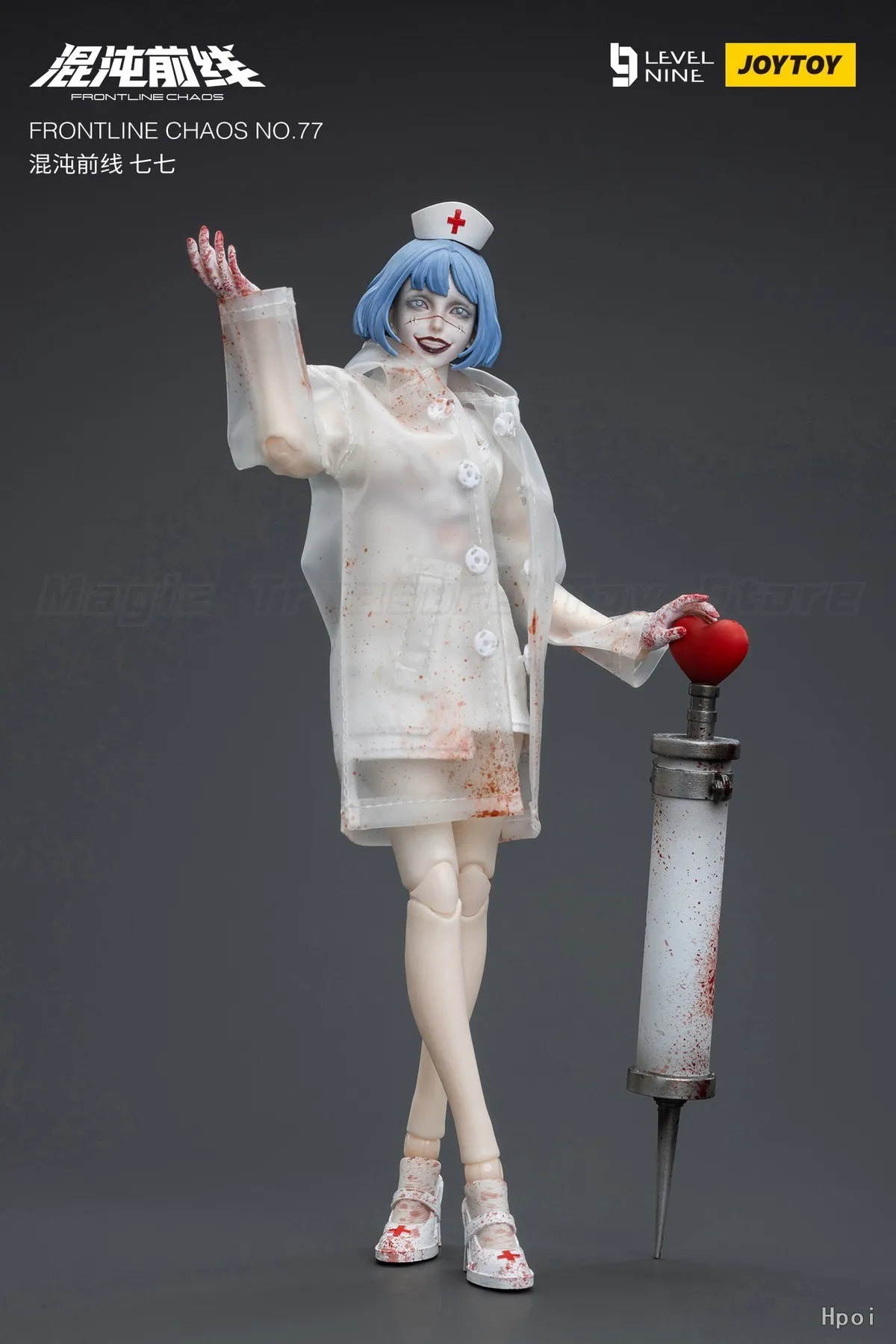 【In stock】JOYTOY Action Figure Ninth Level Society Chaos Frontline Dark Doctor & Crazy Nurse Anime Military 1/12  Model