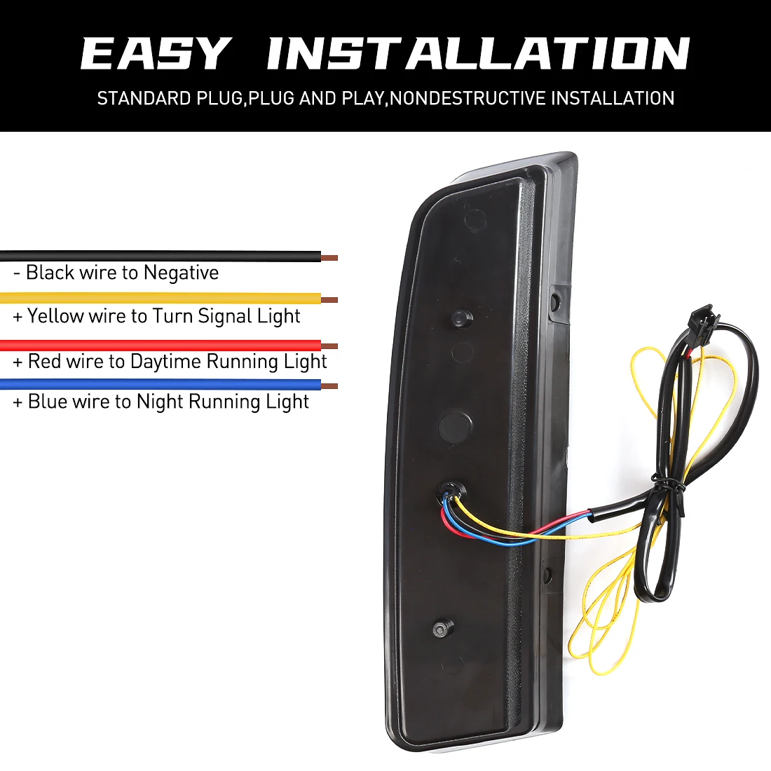 3 Colors DRL For Honda Civic Type R 2018 2019 2020 2021 10th Generation LED Daytime Running Light Dynamic Turn Signal Lamps 12V