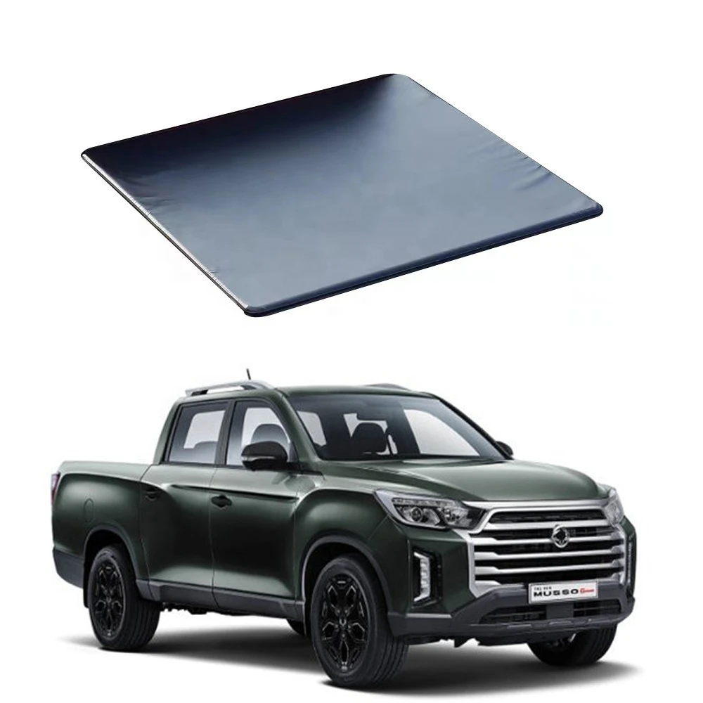 China Professional Customized Ssangyong Musso Double Cab Soft Roll-Up Tonneau Cover