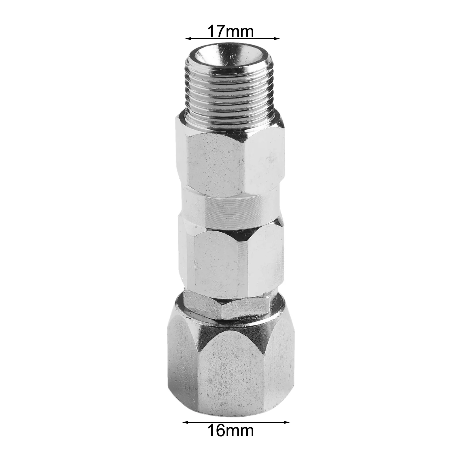 High Pressure Hose Swivel Joint Connector For Painting Projects Easy Connection Fatigue-reducing Design Metal Construction
