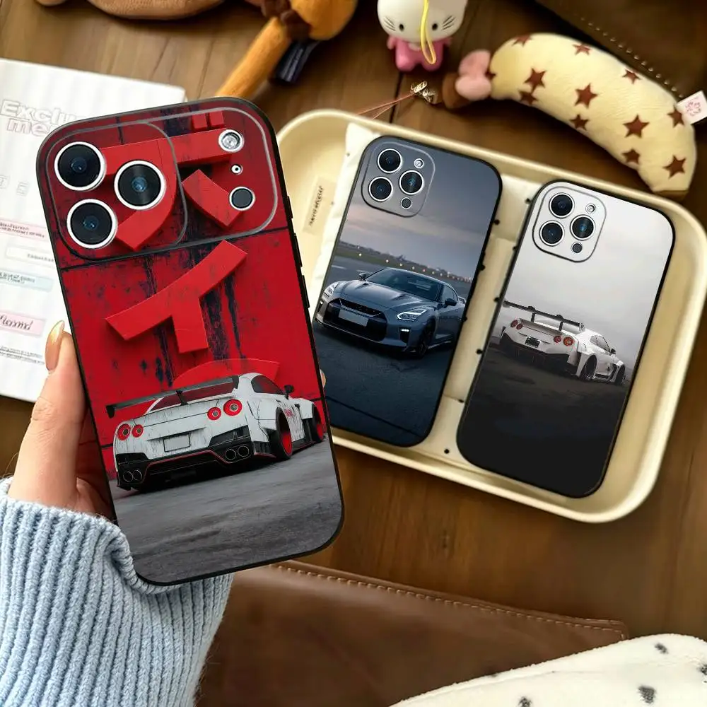 

GTR Sport Car R35 Mens Fave Phone Case For iPhone 17, 16,15,14,13,12,11 Plus,Pro Max, Others Soft Black Cover