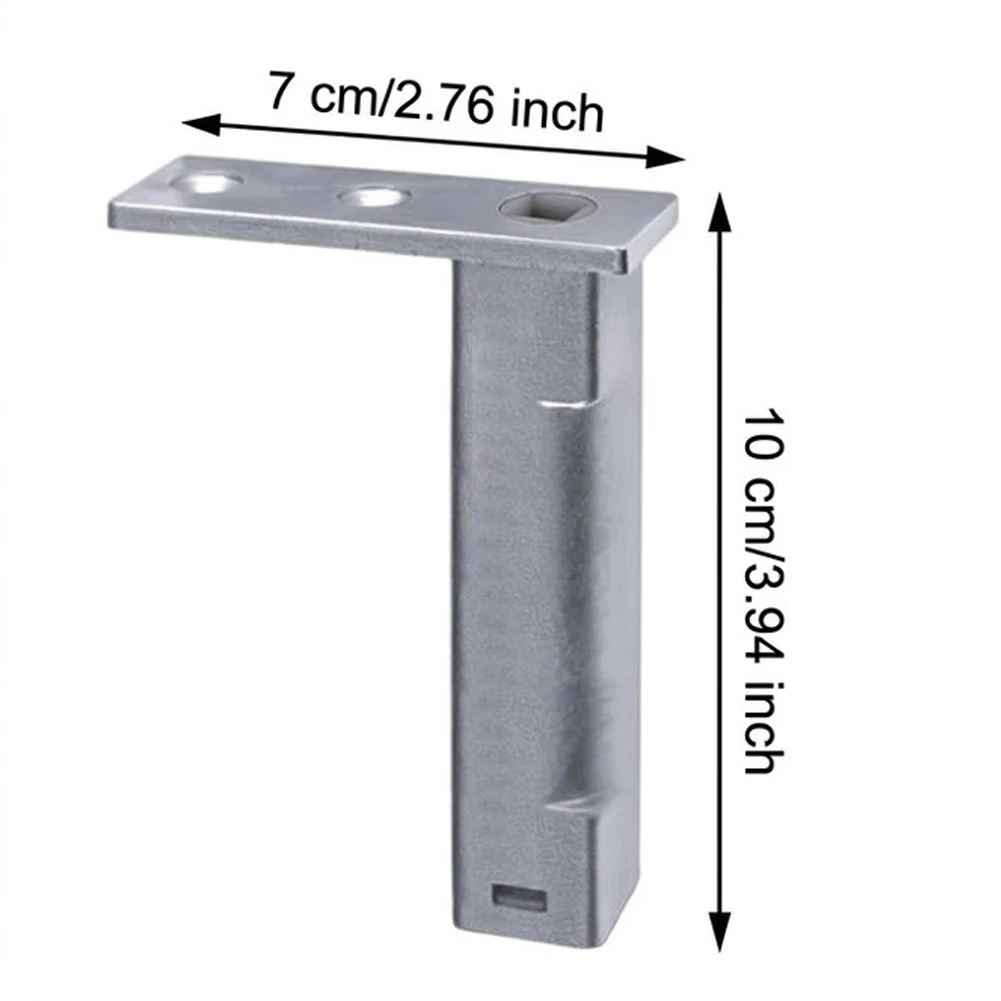 10cm*7cm Stainless Steel Refrigerator Door Hinge Smooth Automatic Spring Back Mechanism For Home Appliance Kitchen Repair