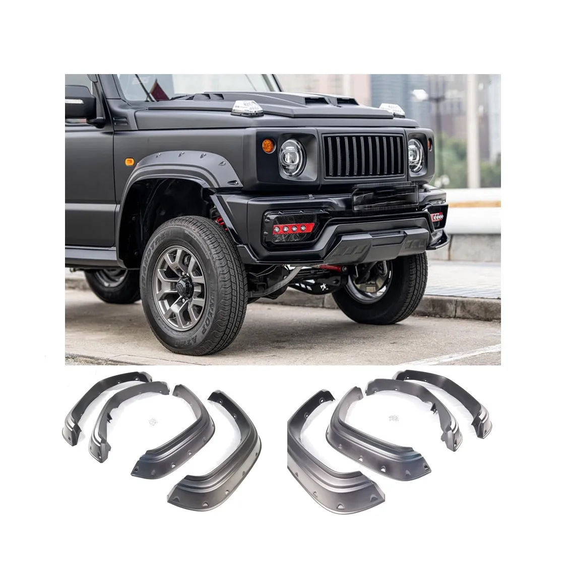 Car fender Flares G63 Wald Style Offroad Exterior Parts Body Kits for Suzuki Jimny Sierra JB74/64 2019-2023 Accessories