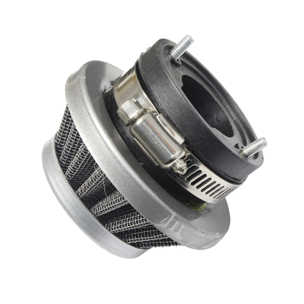 Pilzkopf filter 47cc 49cc für 2-Takt Mini Dirt Bike ATV Quad Aluminium Luftfilter Set