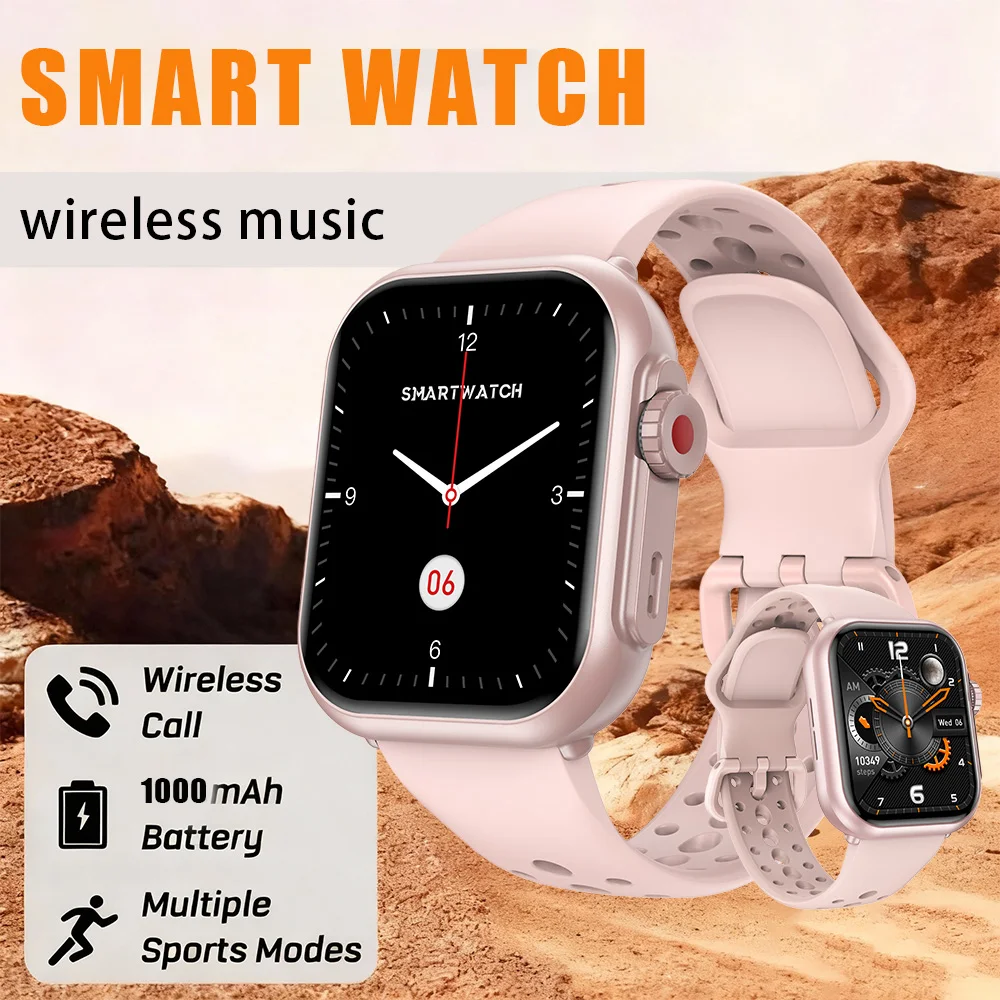 

Smart Watch for Men And Women with 1.85" HD Screen 110+ Sport Modes IP68 Waterproof 100-Day Standby Heart Rate And Sleep Monitor