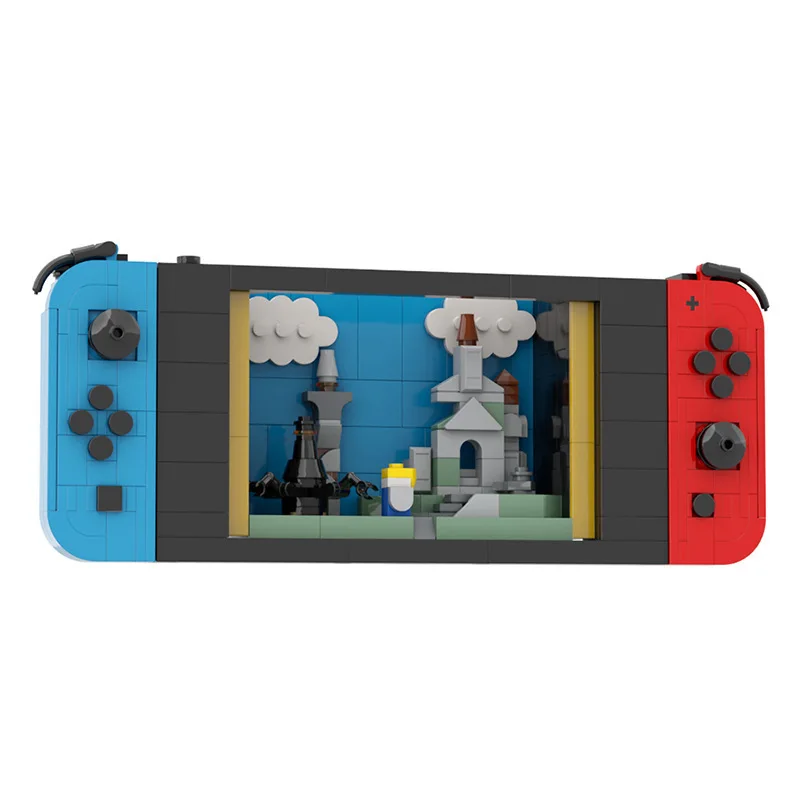 Buildmoc Classic Game Console Player Switcheds Ideas MOC Model Building Blocks Kits Toys for Boys Children Gifts DIY Toy Bricks