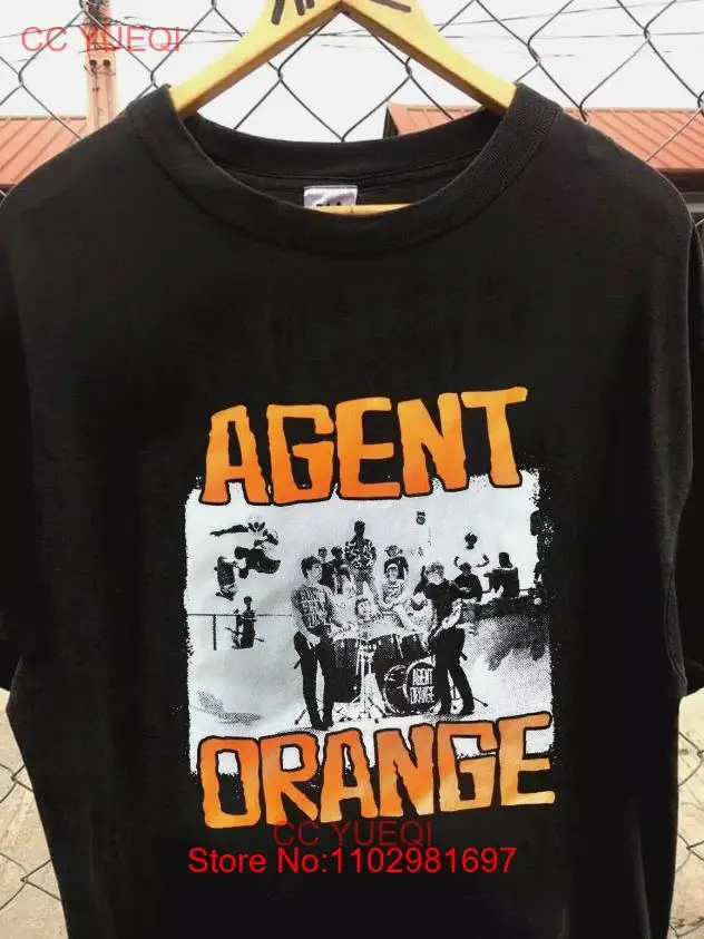 Reprinted Agent Orange band t-shirt, punk rock band, gift for fans